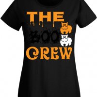 Дамска тениска The Boo Crew 2,Halloween,Хелоуин,Празник,Забавление,Изненада,Обичаи,, снимка 2 - Тениски - 38144218