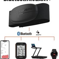 COOSPO H6 Монитор на сърдечния ритъм/Каишка за гърдите/Bluetooth 4.0 ANT+ IP67/реално време/App, снимка 5 - Уреди за диагностика - 40258193