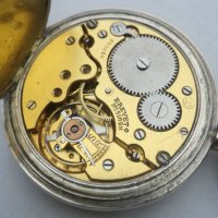 Brevet Swiss No:51828 швейцарски сребърен позлатен часовник, снимка 2 - Антикварни и старинни предмети - 31109290