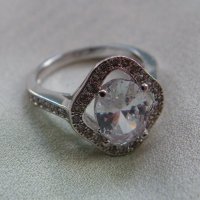 Сребърен пръстен, снимка 2 - Пръстени - 44257898
