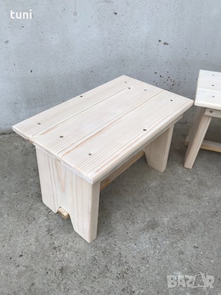 Изработвам дървени столчета, снимка 1