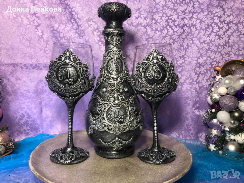 Ръчно изработен уникат с инициали, снимка 1