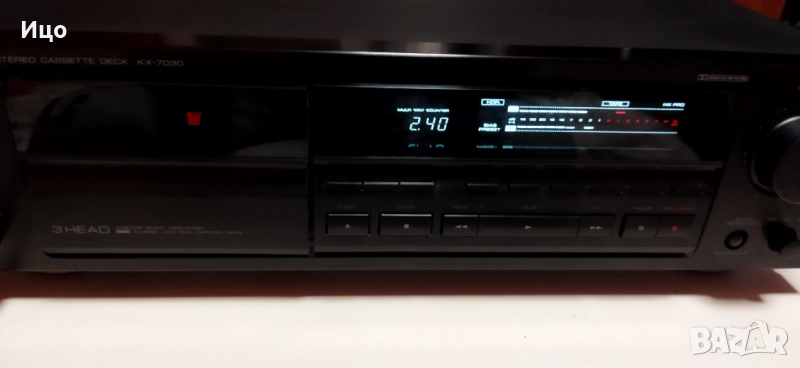 Kenwood.KX-7030 качествен , обслужен триглав дек., снимка 1