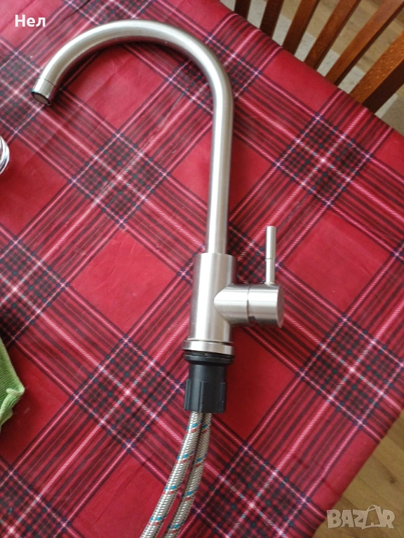 Кухненски смесител инокс, снимка 1