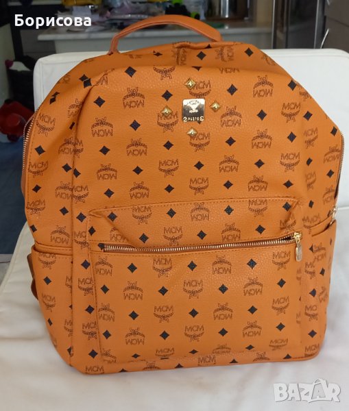 Голяма дамска раница от еко кожа, снимка 1