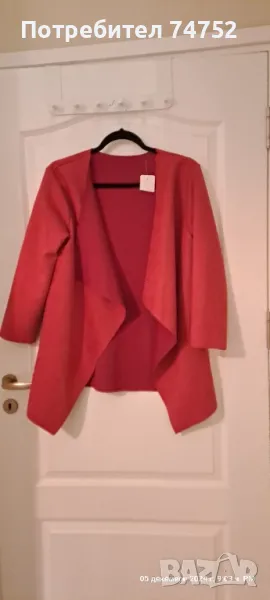 Червено сако/жилетка , снимка 1