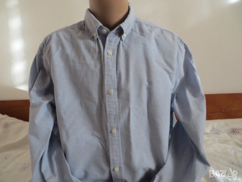 Мъжка риза с дълъг ръкав лен и памук Jack & Jones, снимка 1