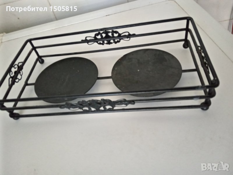 Красив свещник от ковано желязо, снимка 1
