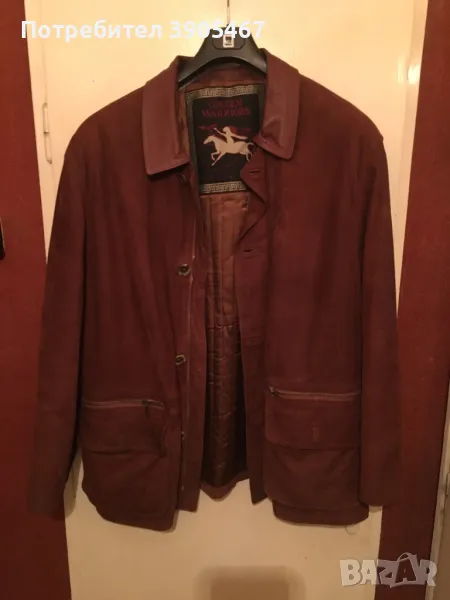 Мъжко ест. кожа яке, снимка 1