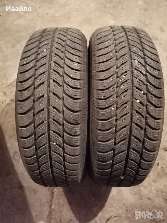 Продавам 2 броя зимни гуми 195.65.15 на 1 сезон дот 2019 Sava , снимка 1