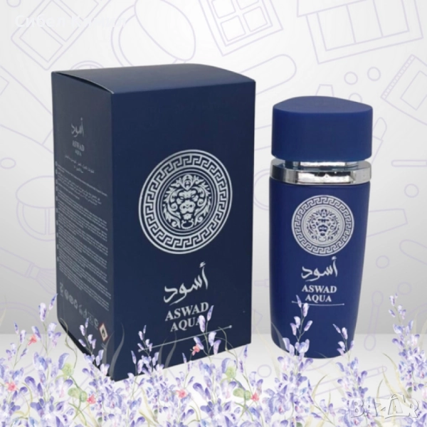 Уникален унискес аромат Aswad Aqua, снимка 1