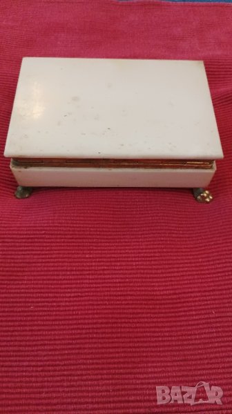 Стара мраморна кутия за бижута. , снимка 1