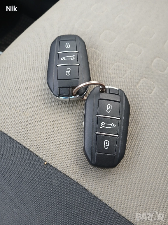 Ключове за Пежо 508, снимка 1