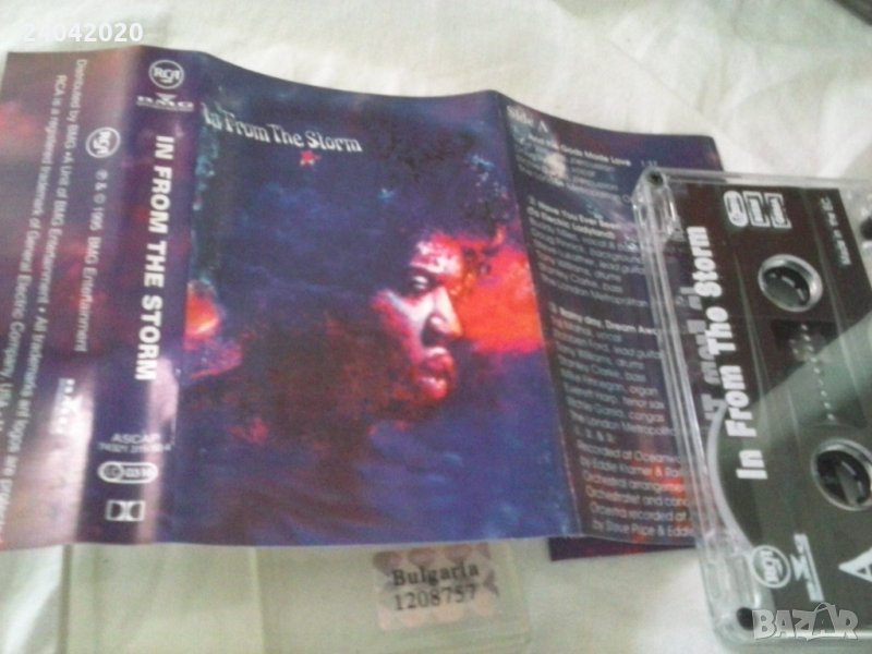 In From The Storm - The Music Of Jimi Hendrix лицензна касета, снимка 1