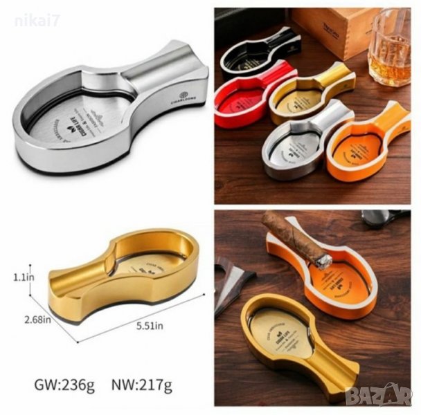 пепелник за пури Creative голям диаметър преносим държач CIGARLOONG, снимка 1