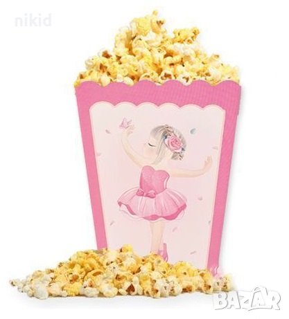 Балет Балерина кутия за дребни лакомства пуканки и др, снимка 1