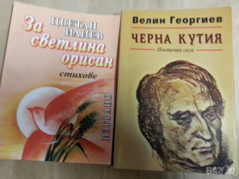 Поезия от български поети : Черна кутия ( Велин Георгиев ), За светлина орисан ( Цветан Илиев), снимка 1