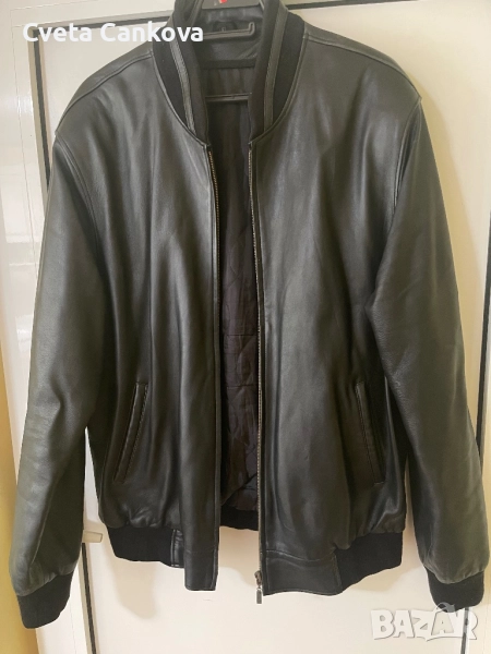 Кожено мъжко яке, снимка 1