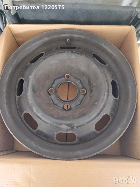 Джанти 15-ки,железни за Пежо 307-4 броя, снимка 1