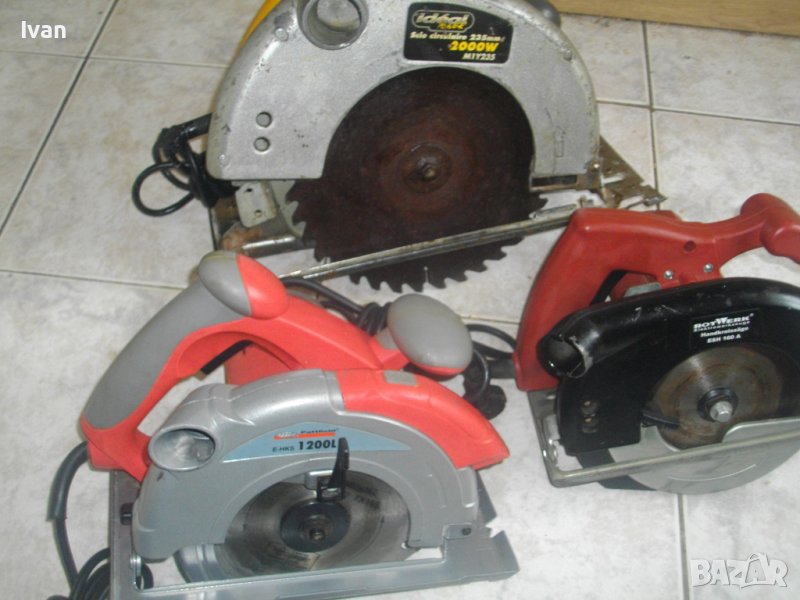 2000W/1050W/1200W Laser-Ideal/ROTWERK/Pattfield-Ръчен Циркуляр-ф235мм/ф160мм/ф165мм-Реже 86мм/50/55, снимка 1