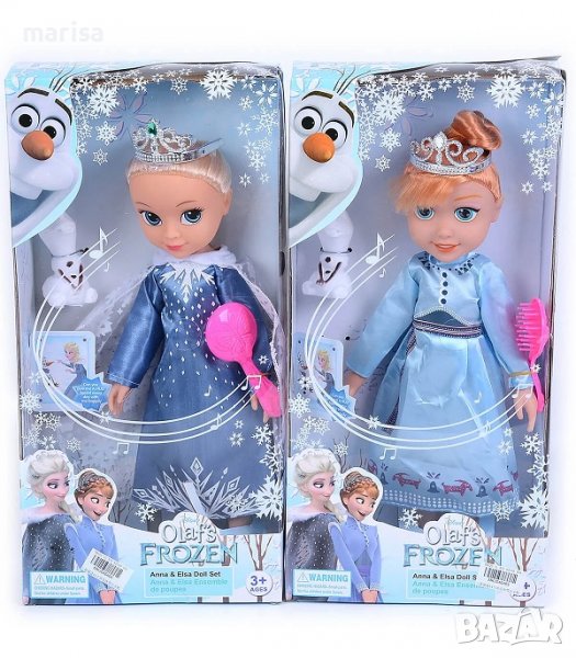 Музикална кукла Замръзналото кралство и Олаф, 2 вида Код: 13082, снимка 1