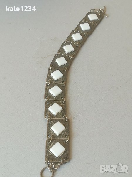 Възрожденска гривна Естествени камъни Ретро бижу Накит Старинна Гривна , снимка 1