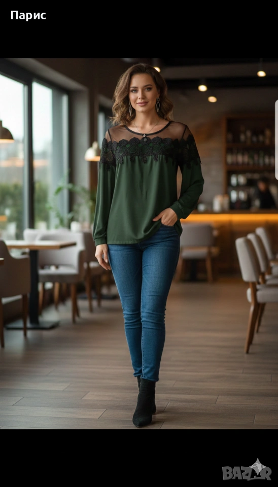 Дамски стилни блузи 3цвята, снимка 1