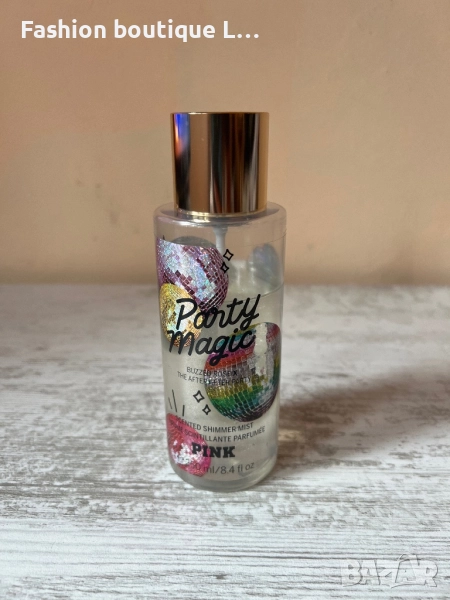 Блестящ парфюмен чист на тяло на Victoria’s Secret с уникален аромат и сребристи блестящи частици ❤️, снимка 1