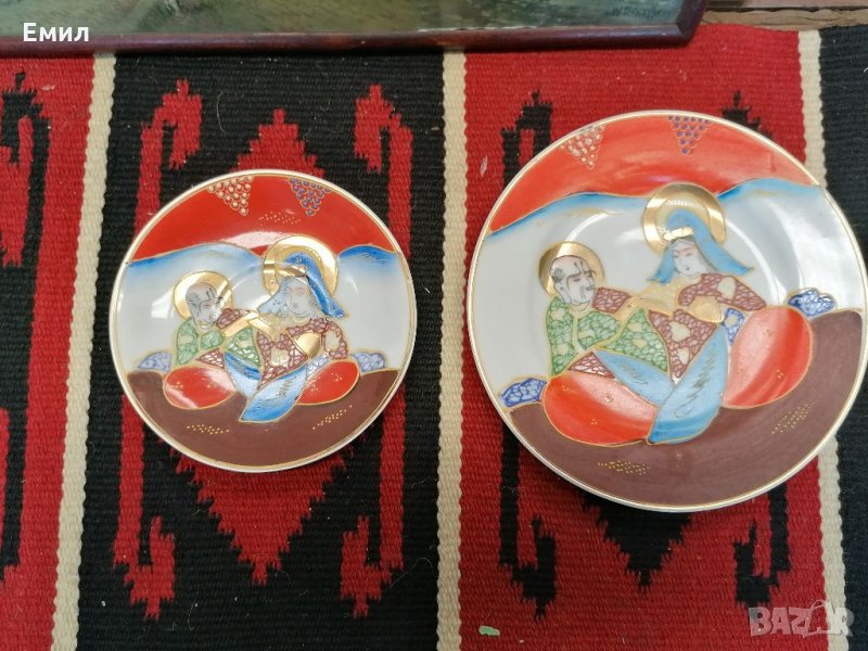 Колекционерски японски порцеланови чинии , снимка 1