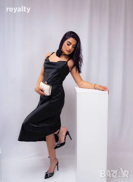 Черна дамска рокля , снимка 1