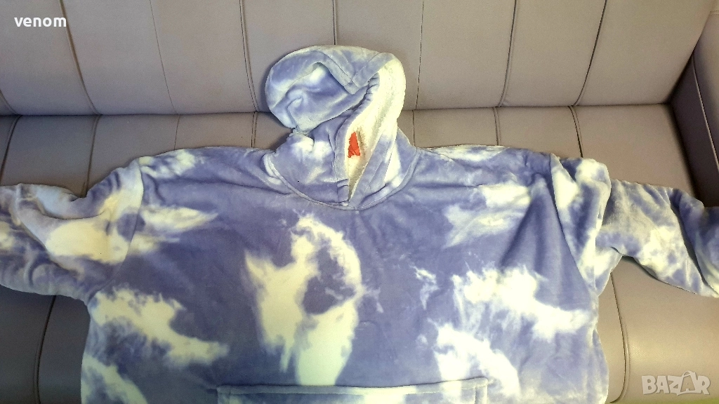 Оригинално Oodie Purple Tie-Dye унисекс, снимка 1