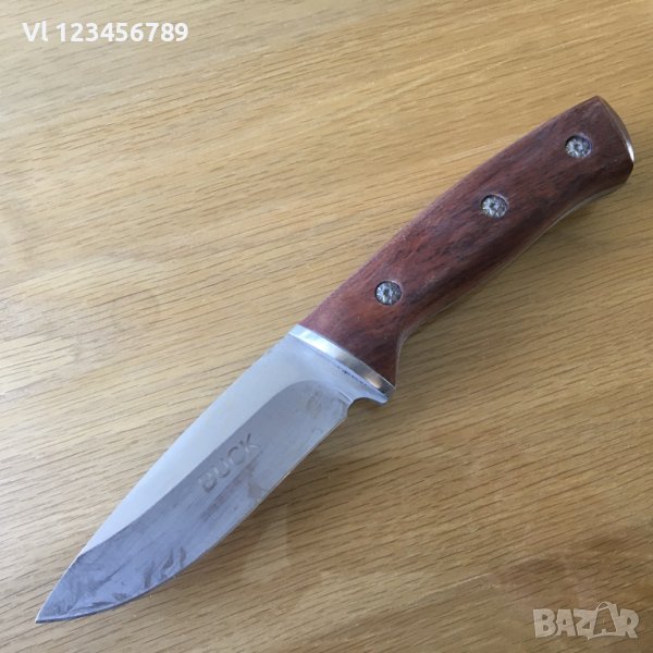 Ловен нож масивен фултанг Buck 110x220, снимка 1