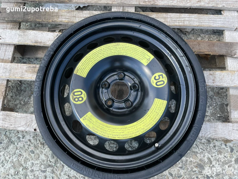 18 резервна джанта Патерица 5х112 AUDI Q5 6J et24 Vredestain 195/75, снимка 1
