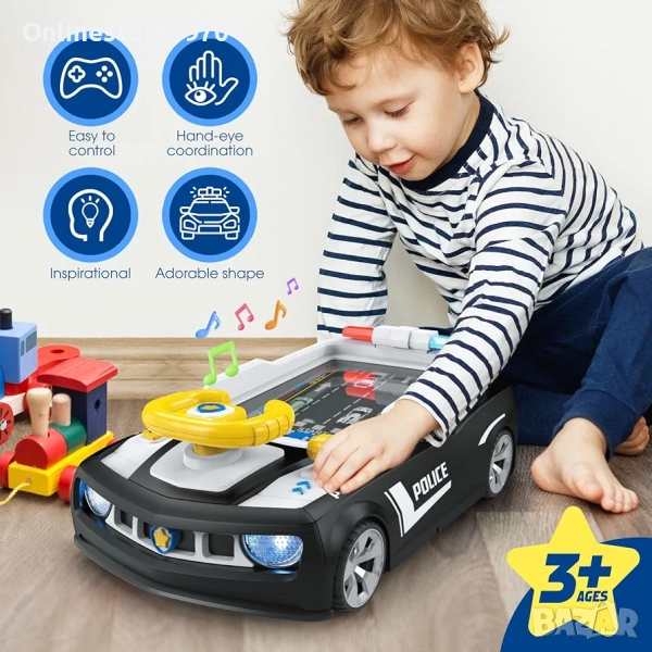 ДЕТСКА ИГРОВА КОНЗОЛА ПОЛИЦЕЙСКА КОЛА , снимка 1