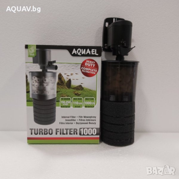 Вътрешен филтър за аквариум AQUAEL TURBO 1000, снимка 1