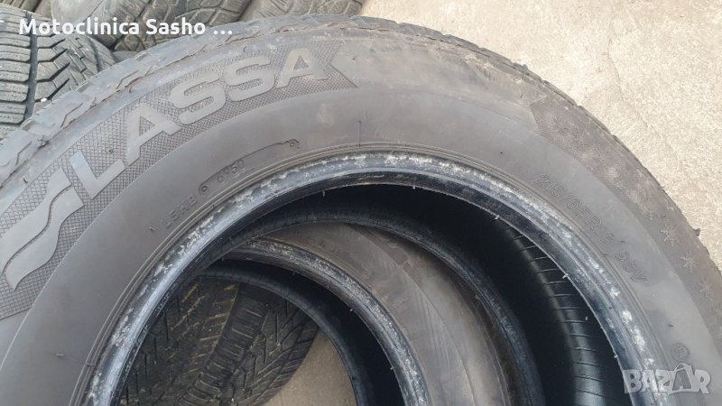 4бр.Зимни Гуми LASSA 215/70-16 старDOT 5 мм грайфер в Гуми и джанти в ...