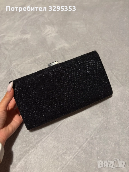 Черна вечерна чанта – отлично състояние, 50 лв, снимка 1