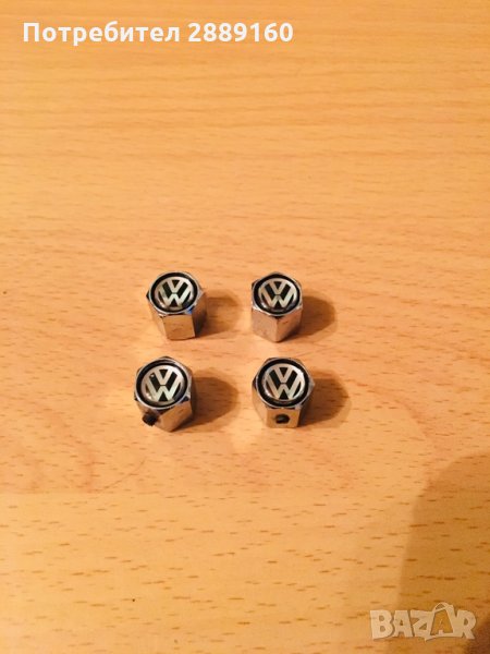 Оригинални метални винтили за джанти за VW, снимка 1