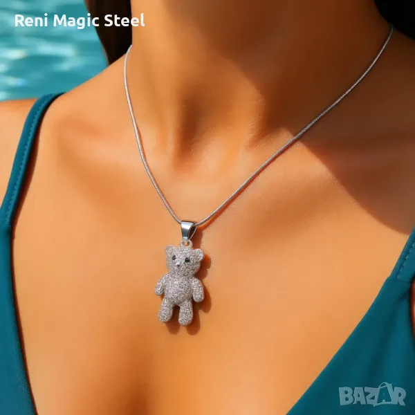 Колие от медицинска стомана , снимка 1