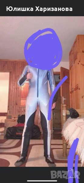 Скиорски детски състезателен гащиризон , снимка 1