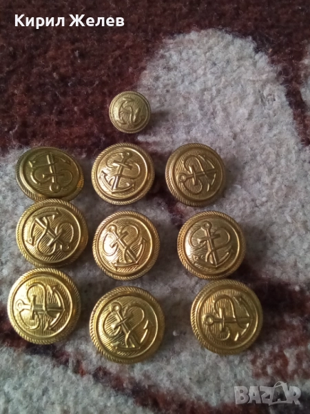 Лот военни копчета 10 броя 51944, снимка 1