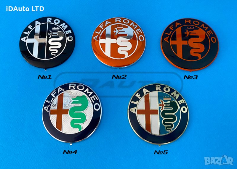 Емблема за Alfa Romeo / Алфа Ромео 147, 156, 159 капачки за джанти, снимка 1