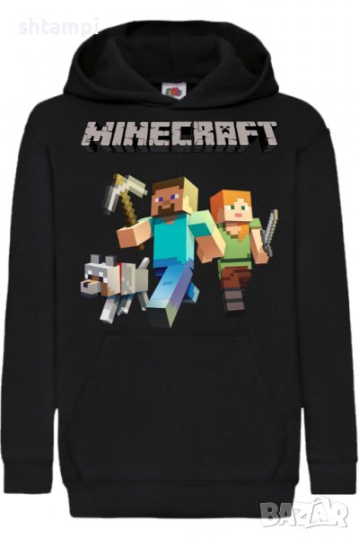 Детски Суитчър/Суитшърт Minecraft 1,Minecraft,Игра,Подарък,Изненада,Забавление,Рожден Ден, снимка 1