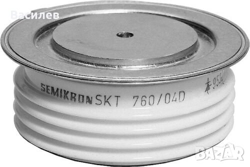 Продавам  тиристор SKT760/04D - SCR, TO-200AC, 400V, 760A, снимка 1