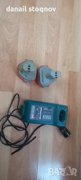 зарядно за винтоверт Makita с 2 батерий, снимка 1