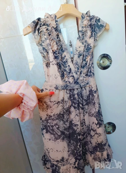 Кукленска рокля 🩷 змийски принт, снимка 1