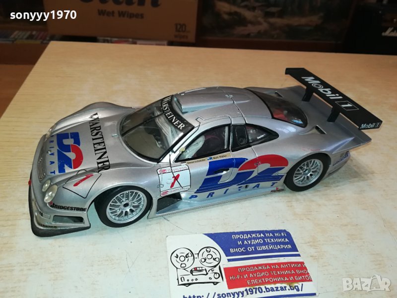 MERCEDES CLK-GTR 1/18 METAL-MAISTO-ВНОС GERMANY 3110230956, снимка 1
