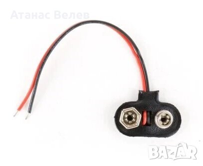 Цокъл за 9V батерия, снимка 1