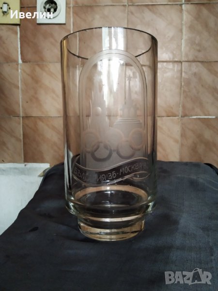стъклена ваза, снимка 1