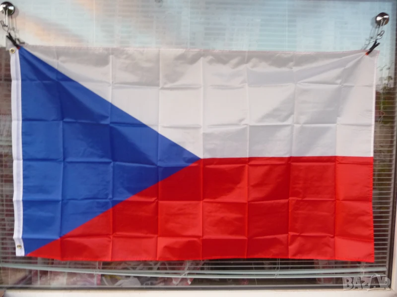 Знаме Чехия Прага чешка бира Чехословакия Европа Шкода пиво , снимка 1